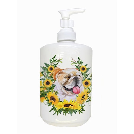 Carolines Treasures English Bulldog Ceramic Soap Dispenser CK2831SOAP